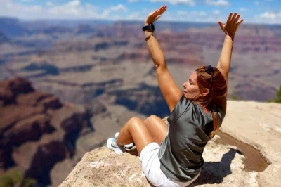 Feel the vastness of grand canyon west, walk the skywalk, and glimpse hoover dam on a day trip from las vegas with pickup, wifi, and lunch options.