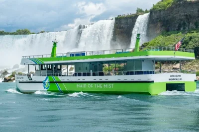 Feel the spray on maid of the mist, walk hurricane deck at cave of the winds, and enjoy hotel pickup on this niagara falls usa day tour with local guide.