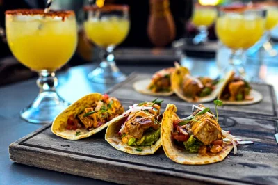 Follow a local through san diego’s gaslamp quarter, tasting california burritos, fish tacos, and more. includes 6 modern tastings, secret dish, and easy walking route.