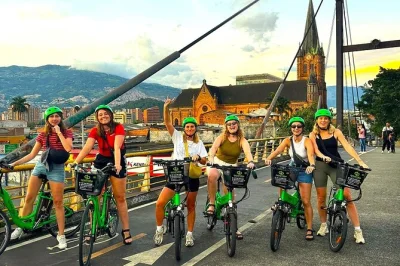 Feel medellin’s pulse on an electric bike tour—glide through vibrant neighborhoods, taste colombian coffee, snack with locals, and enjoy city views. includes guide.