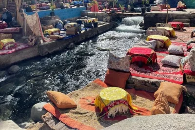 Feel the cool spray at setti fatma waterfalls, share tea in a berber house, and enjoy a riverside moroccan lunch. includes pickup from marrakech and local guide.