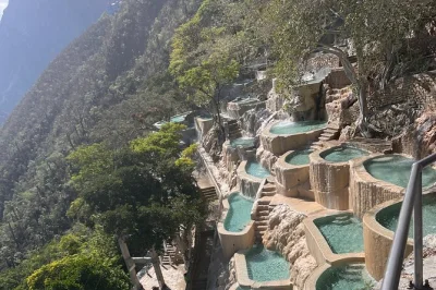 Early pickup in mexico city, private ride to tolantongo hot springs, soak in thermal pools & blue river, lunch options, all entry fees included.