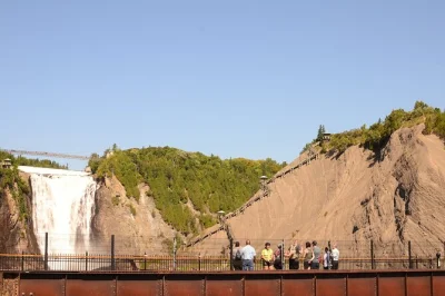 Feel the spray of montmorency falls, ride an e-bike along the st. lawrence river, and cross a suspension bridge with a local guide—snack and cable car included.