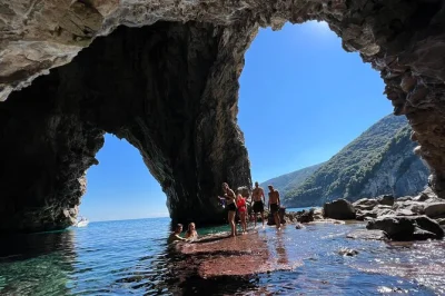 Feel the rush of a speedboat ride from agios ioannis to poseidon's caves, swim in blue waters, and explore secret beaches—includes sea gear and local guide.