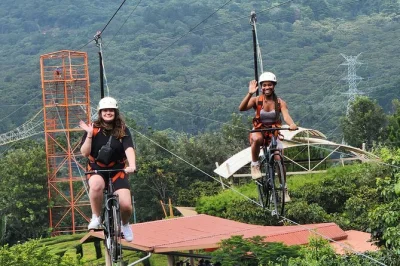 Feel the rush at café albania’s zipline or rainbow slide, wander ataco’s mural-filled streets, and soak in santa teresa hot springs—includes pickup and bilingual guide.