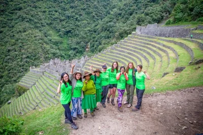 Wake up before sunrise in cusco for a guided hike on the short inca trail, enter machu picchu via the sun gate, and stay overnight in aguas calientes—includes all transport and meals.
