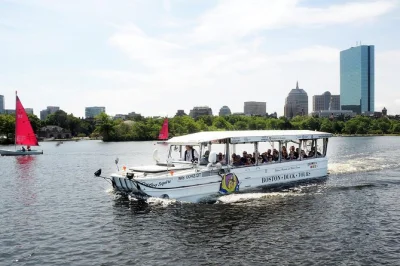 Feel the city’s pulse on a boston duck boat tour with river cruise, local stories, and city sights. includes narrated ride, charles river splashdown, and flexible departures.