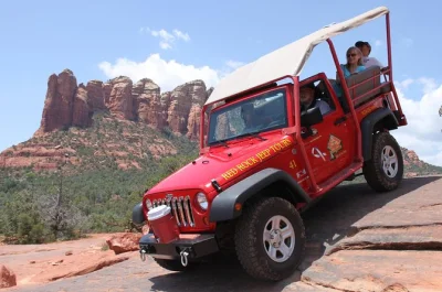 Feel the red dust and sun on a private sedona jeep tour, exploring soldiers pass trail and the 7 sacred pools with a local guide. includes all taxes.
