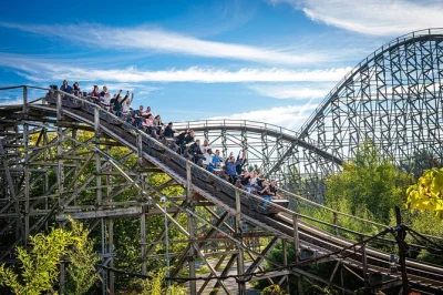 Let loose at heide park resort near hamburg with 40+ rides, wild roller coasters, and themed worlds for all ages. includes admission ticket and unlimited attractions.
