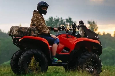 Feel the mud, wind, & thrill of east tennessee on a guided atv adventure. ride mountain trails to bluff views with a local guide—atv & helmet included.