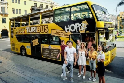 Feel lima’s rhythm from an open-top bus—miraflores cliffs, plaza san martin, huaca pucllana pyramids. flexible 24-72h pass with guide & wifi. book instantly.