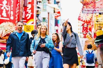 Let osaka surprise you with a night walking tour through lively food streets, hozenji yokocho’s old-world charm, and local flavors. includes english guide.