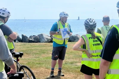 Feel the salt air as you bike portsmouth & new castle, cross bridges, visit lighthouses, and hear local harbor tales—guided ride includes bikes and helmets.