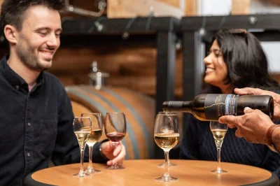Sip four local wines at between the lines winery in niagara-on-the-lake, guided by a wine educator. includes tasting bar experience and expert tips. reservation required.
