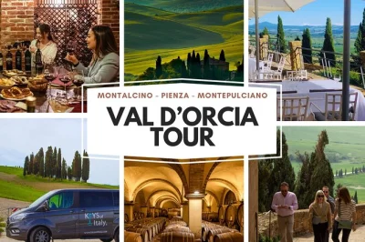 Descubra o brunello em montalcino, prove o queijo pecorino em pienza e explore as adegas de montepulciano numa tour de vinho pelo val d’orcia com almoço e traslado incluídos.