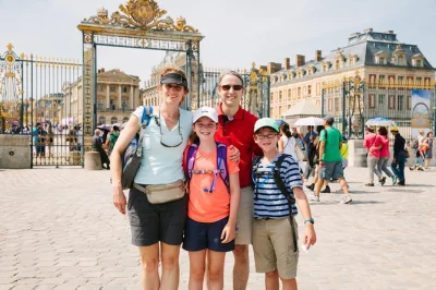 Feel the gardens of versailles by bike, shop at the local market, picnic by the grand canal, and explore the palace with timed entry. includes train from paris.