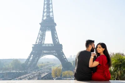 Capture real paris moments with a professional photographer at the eiffel tower, exploring quieter spots. includes 3 viewpoints, posing guidance, fast photo delivery.