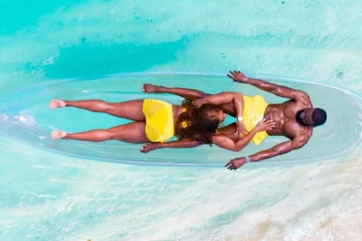 Feel the caribbean vibe in curacao with a clear kayak drone photoshoot, free cocktails, and tropical fruit. includes next-day delivery of your photos and videos.