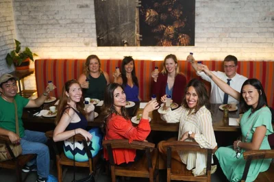 Step into san diego’s gaslamp quarter for a food & drink tour with scandalous tales, local bites, and lively bars. includes tastings and a local guide.