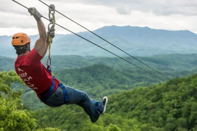 Feel the rush on a 7-line zipline adventure in sevierville with sweeping smoky mountain views, rope bridges, and all safety gear included. book your thrill now.