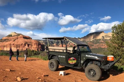 Red rock canyons, wildlife sightings & local stories on a sedona 4x4 tour—includes guide, bottled water & easy pickup in uptown. book your adventure today.