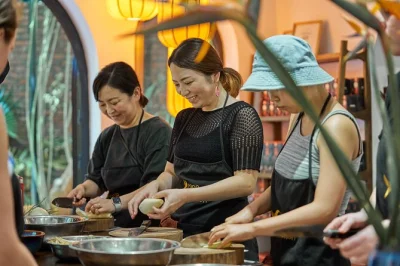 Share laughs with locals in hanoi’s lively market, cook classic dishes in a garden villa, and sip egg coffee. includes pickup, lunch, and english-speaking host.