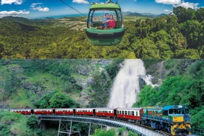 Step aboard the kuranda scenic railway, glide above rainforest on skyrail, explore kuranda’s markets, and pause at palm cove. includes pickup and small-group guide.