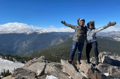 Feel the rockies near denver on a group hike with a local guide, snacks, and flexible trails. includes pickup options and gear for winter hikes—join new friends outdoors.