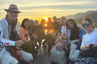 Float the mekong from luang prabang, taste rice whisky in ban xang hai, explore pak ou caves, swim at kuang si falls, and visit a hmong village—all with local lunch included.