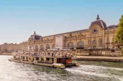 Feel the pulse of paris on a flexible seine river cruise, gliding past notre dame & the louvre with live audio in 14 languages. includes easy voucher entry.