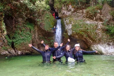 Feel the rush in bled’s wild canyons—jump, swim, rappel, and float with a local guide. includes all equipment, hotel pickup, and free photos to remember it.