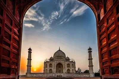 Feel the first light on the taj mahal, wander agra fort, and catch sunset views at mehtab bagh. includes private guide, hotel pickup, and air-conditioned transport.
