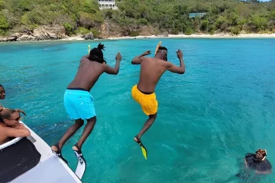 Feel the rush on a turbo-powered boat from st thomas, snorkel with turtles, relax on secluded beaches, and enjoy rum punch. includes gear and expert crew.