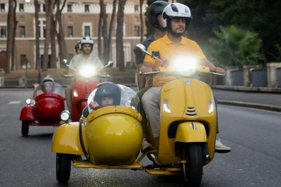 Feel rome’s energy from a vespa sidecar—see the colosseum, vatican, spanish steps & more with local guides. includes pickup, helmets & a gelato stop.