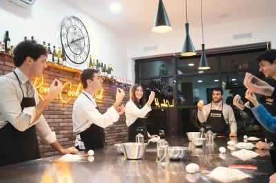 Step into a roman kitchen for a hands-on pasta making class, learn family recipes, enjoy local wine, and share a meal with chefs. includes all ingredients.