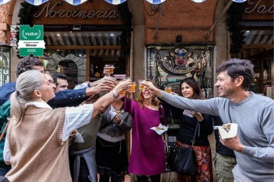 Follow a local through rome’s trastevere at twilight, tasting street food, pasta, wine & gelato with exclusive cellar access. includes dinner & all drinks.