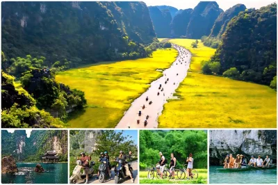 Feel the quiet magic of ninh binh on a small group day trip from hanoi. early start, mua cave hike, tam coc boat ride, countryside cycling, home-cooked lunch, hotel pickup.
