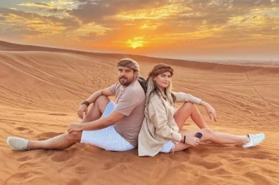 Feel the rush of dune bashing in dubai’s red desert, ride camels at sunset, enjoy a private bbq dinner and live shows. includes pickup and local guide.