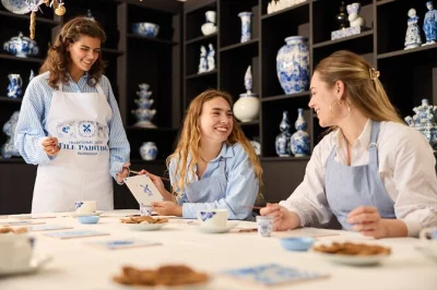 Try your hand at painting a delft blue tile in amsterdam, guided by locals. includes all materials, tea or coffee, dutch stroopwafels, and your own handmade souvenir to take home.