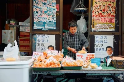 Follow a local through osaka’s kuromon market & neon-lit dotonbori, tasting street food, laughing with vendors, and sharing dinner. includes snacks & drinks.