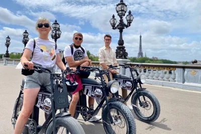 Feel the breeze on a paris electric bike tour, glide past the eiffel tower, louvre & seine with a local guide. family-friendly, includes photos & easy start.