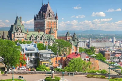 Feel the spray at montmorency falls, stroll old quebec’s cobblestone lanes, and sail the st lawrence river—all in one day, with pickup from montreal included.