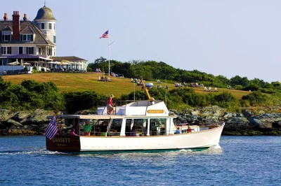 Feel the breeze on a newport harbor cruise, see victorian mansions and lighthouses, sip del’s lemonade, and enjoy live local commentary. includes boarding pass.