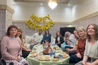 Step into a marrakech home for a hands-on moroccan cooking class, learn family recipes, share stories, and enjoy a homemade lunch together. includes all food & drinks.