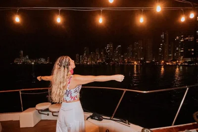 Feel cartagena’s skyline glow on a dinner cruise with a 4-course meal, wine, music, and local crew. includes boarding at la bodeguita dock. book your table now.