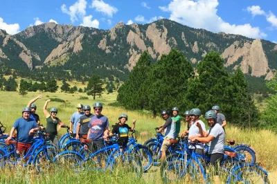 Feel the rush of boulder’s ebike tour—ride past the flatirons, pearl street mall, and boulder creek with a local guide. includes helmet, gloves, and bottled water.