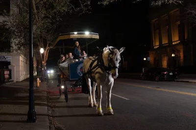 Chills, laughter, and ghost tales on a charleston haunted horse carriage tour. ride past graveyards, churches, and old city corners with a local guide after dark.