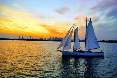 Feel the breeze on a boston harbor sunset sail, pass castle island and the city skyline, relax with a small group and friendly crew. includes 2-hour cruise.