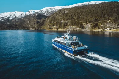 Feel the wild air on a bergen fjord cruise through osterfjord and mostraumen channel, with city views, waterfalls, and local stories. includes year-round departures.
