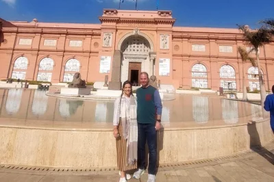 Hear ancient stories at the egyptian museum, wander cairo’s lively khan el-khalili bazaar, and enjoy a private half-day tour with hotel pickup and local guide.